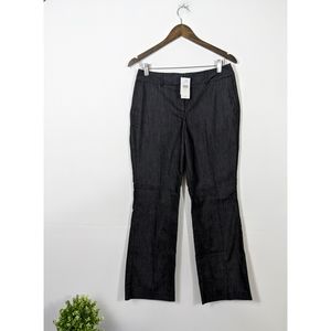 J. Jill Black Denim Trouser Jeans Petite 6 Petite